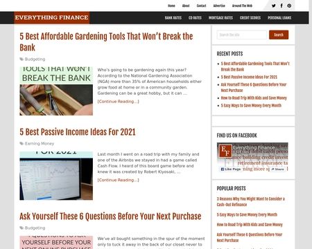 website thubmnail of Everythingfinanceblog