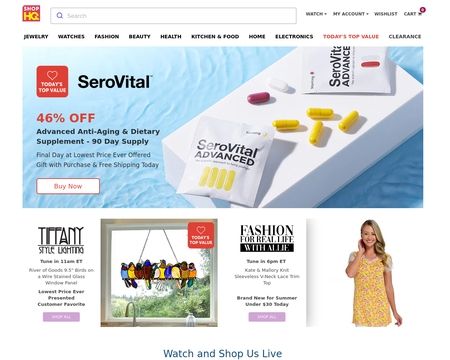 website thubmnail of EVINE