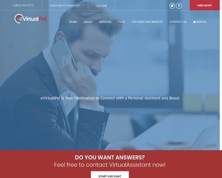 website thubmnail of eVirtualPal