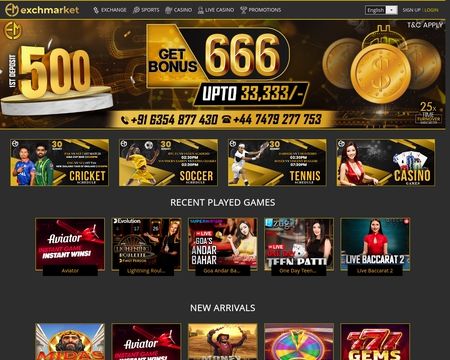 website thubmnail of Exchmarket.net