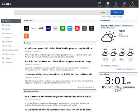 website thubmnail of Excite@Home