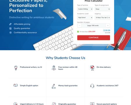 website thubmnail of Exclusive-Paper.net