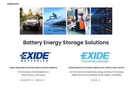 website thubmnail of Exide Technologies
