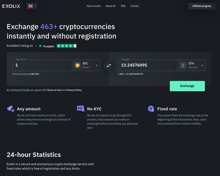 website thubmnail of Exolix