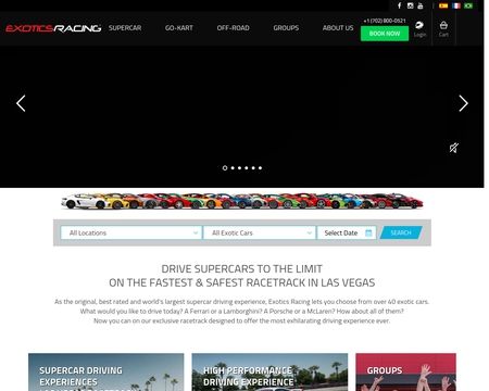 website thubmnail of ExoticsRacing
