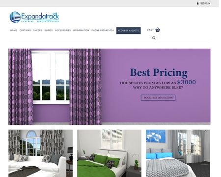 website thubmnail of Expandatrack.co.nz