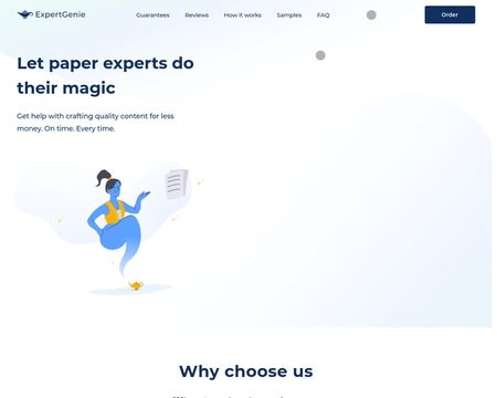 website thubmnail of ExpertGenie