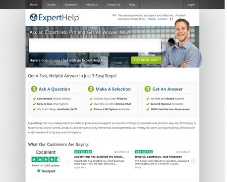website thubmnail of ExpertHelp