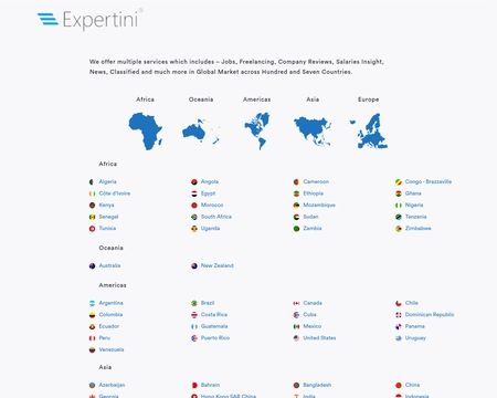 website thubmnail of Expertini