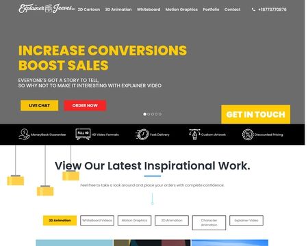 website thubmnail of Explainerjeevesinc