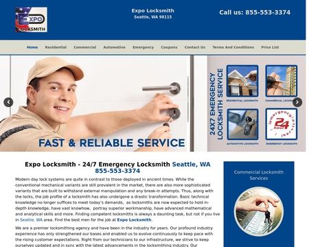 website thubmnail of Expolocksmithseattle