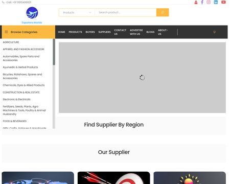 website thubmnail of Exporters Worlds-Best b2b marketplace in india