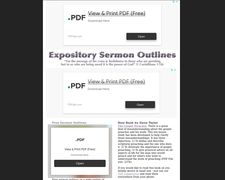 Thumbnail of Expositorysermonoutlines.com