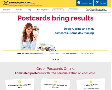 website thubmnail of ExpressCopy