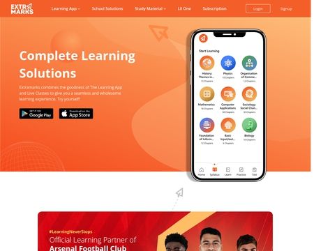 website thubmnail of Extramarks