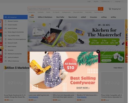 website thubmnail of Ezbuy Online Shopping Singapore