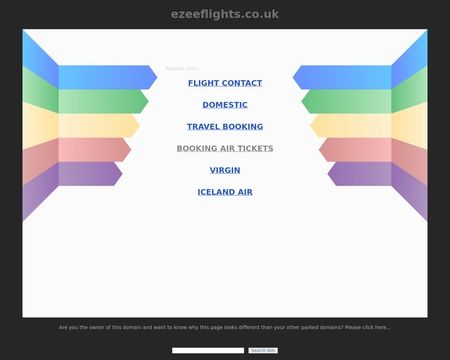 website thubmnail of Ezeeflights.co.uk