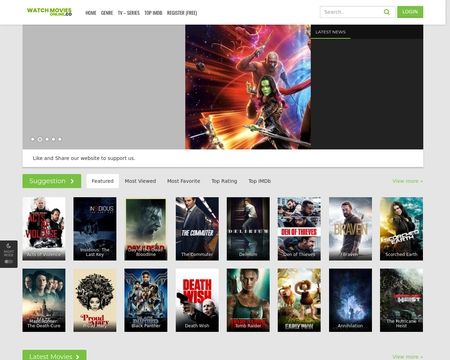 website thubmnail of EZmovies