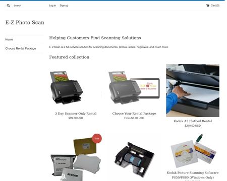 website thubmnail of Ezphotoscan