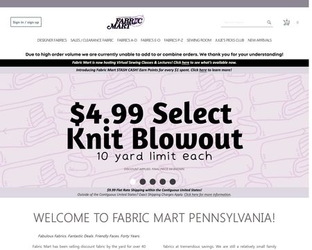 website thubmnail of FabricMartFabrics