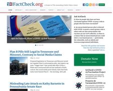Thumbnail of FactCheck.org
