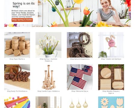 website thubmnail of Factory Direct Craft