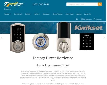 website thubmnail of Factory Direct Hardware