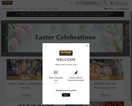 website thubmnail of Fairway Market