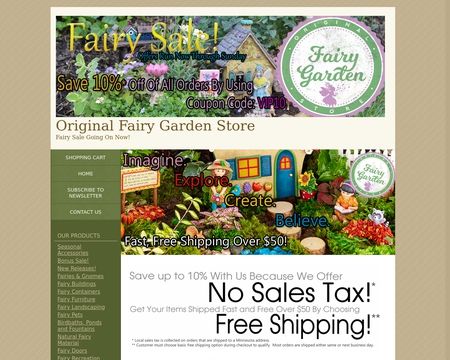 website thubmnail of FairyGardenStore