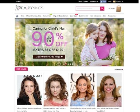 website thubmnail of FairyWigs