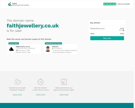 website thubmnail of Faithjewellery.co.uk