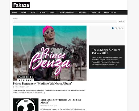 website thubmnail of Fakazaduo