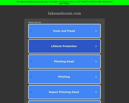 website thubmnail of Fakeandscam