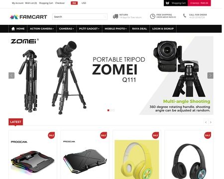 website thubmnail of FamCart