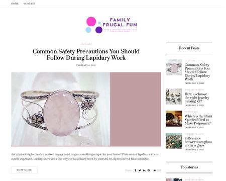 website thubmnail of Family Finds Fun