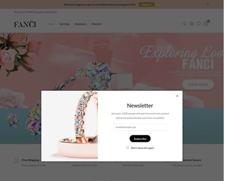 website thubmnail of Fanci Us