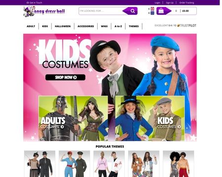 website thubmnail of Fancy Dress Ball