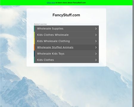 website thubmnail of FancyStuff.com