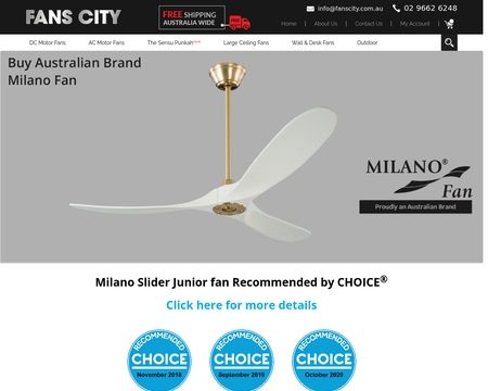 website thubmnail of Fan City