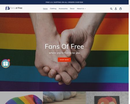 website thubmnail of Fans of free