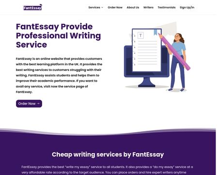 website thubmnail of Fantessay