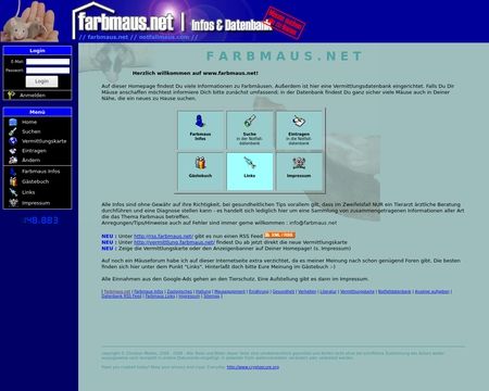 website thubmnail of Farbmaus.net