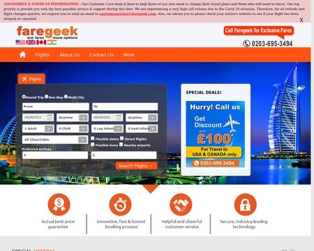 website thubmnail of Faregeek UK