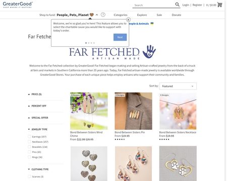 website thubmnail of Far Fetched