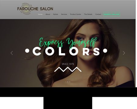 website thubmnail of Farouche Salon