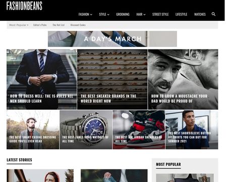 website thubmnail of FashionBeans