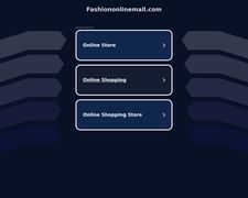 Thumbnail of Fashiononlinemall.com
