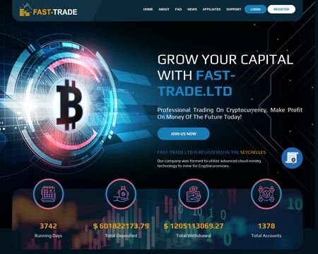 website thubmnail of Fast Trade