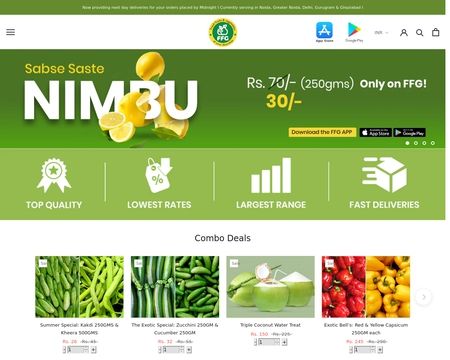 website thubmnail of Fast and Fresh