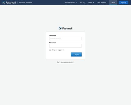 website thubmnail of FastMail.fm